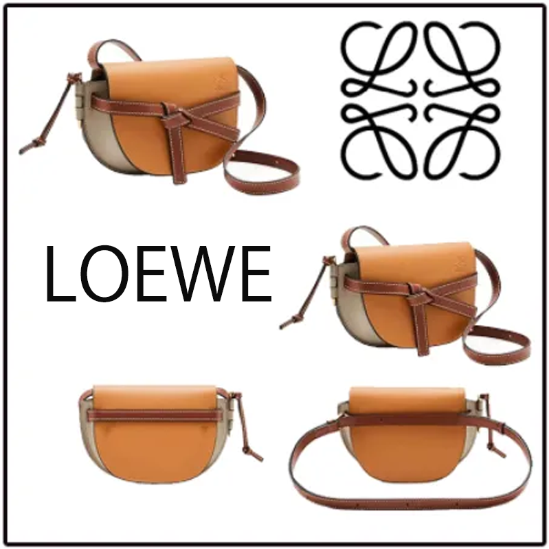 【LOEWE】Loewe/ロエベ ミニ Gate Bag サドルバッグメッセンジャーバッグ