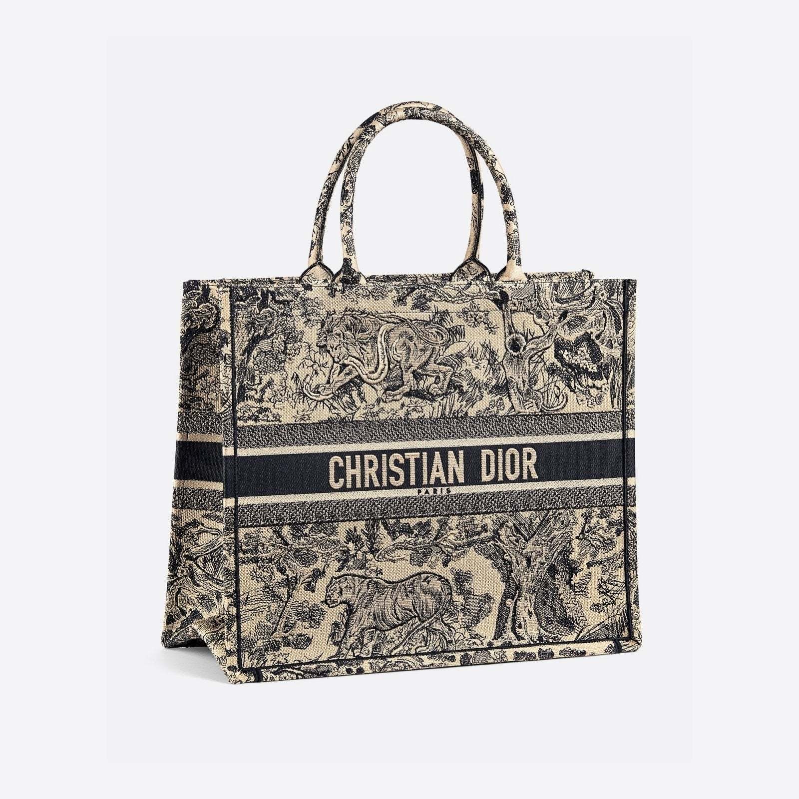 【DIOR】入手困難！セレブ芸能人御用達?ロゴ アニマル 刺繍 バッグ トート 選べる4色