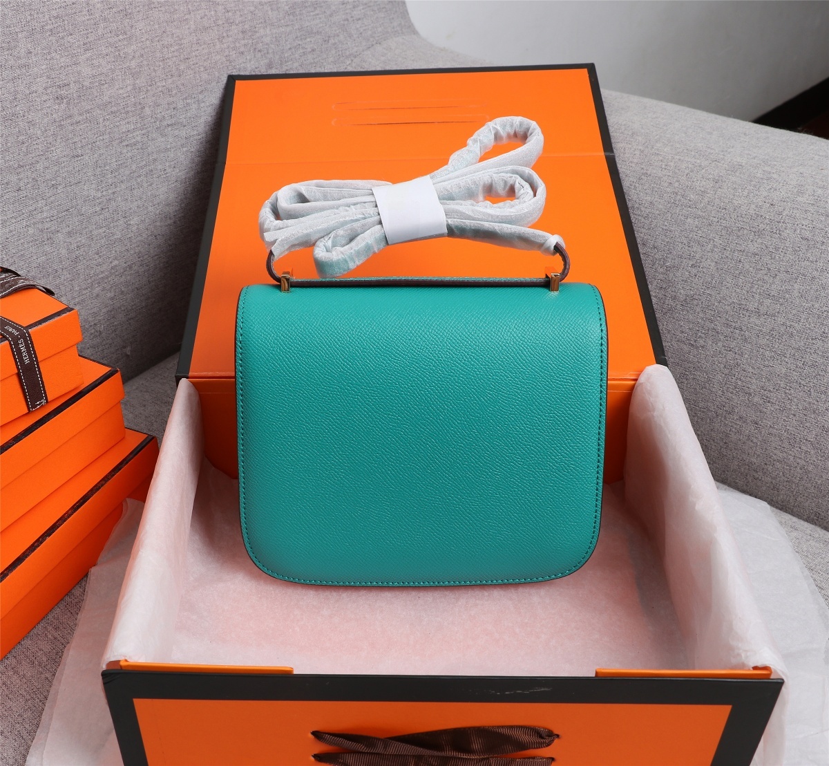 HERMES コンスタンス Ⅲ 19 グラファイト シルバー金具