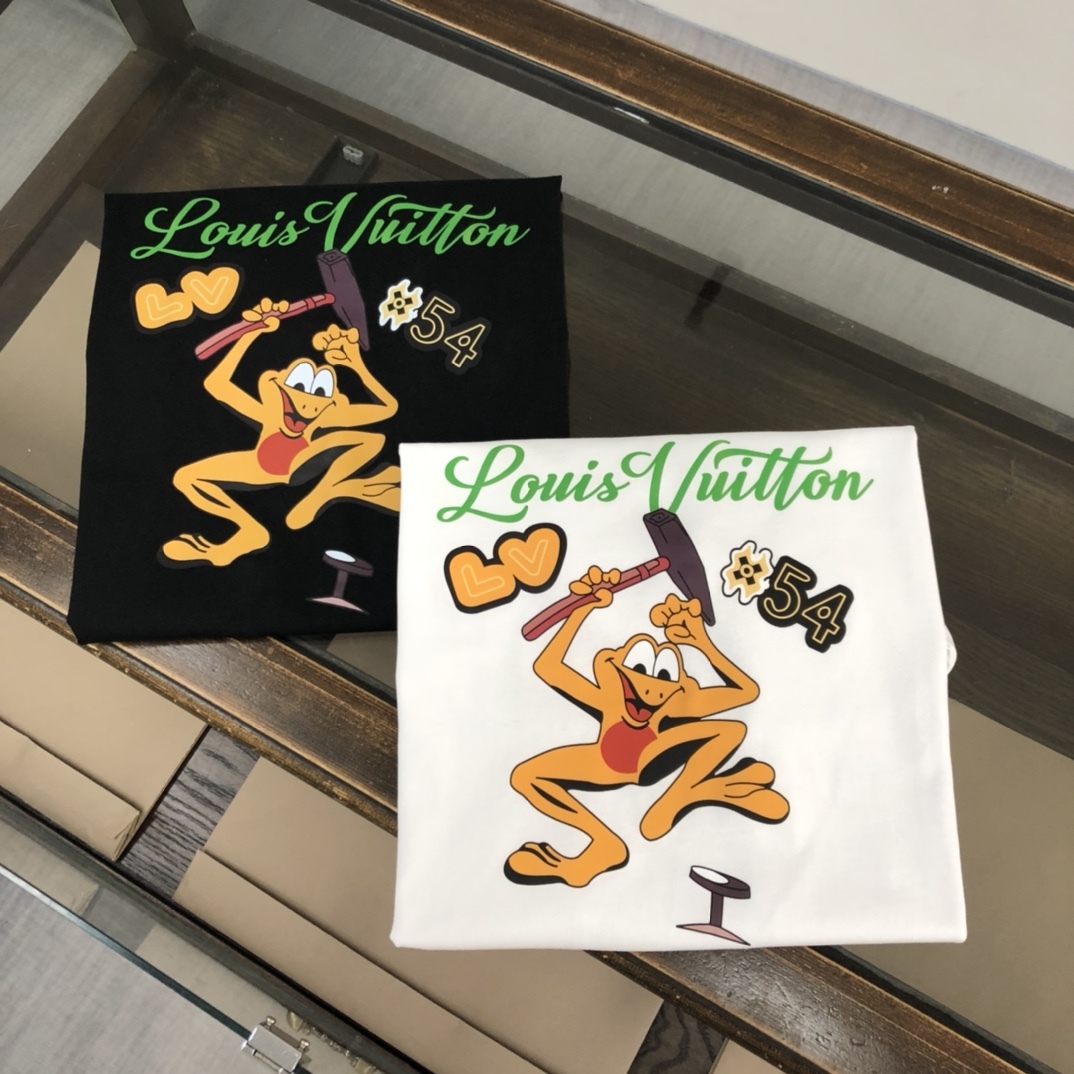 【LOUIS VUITTON】ルイヴィトン 半袖Tシャツ 男女兼用、ご好評に付き再入荷！