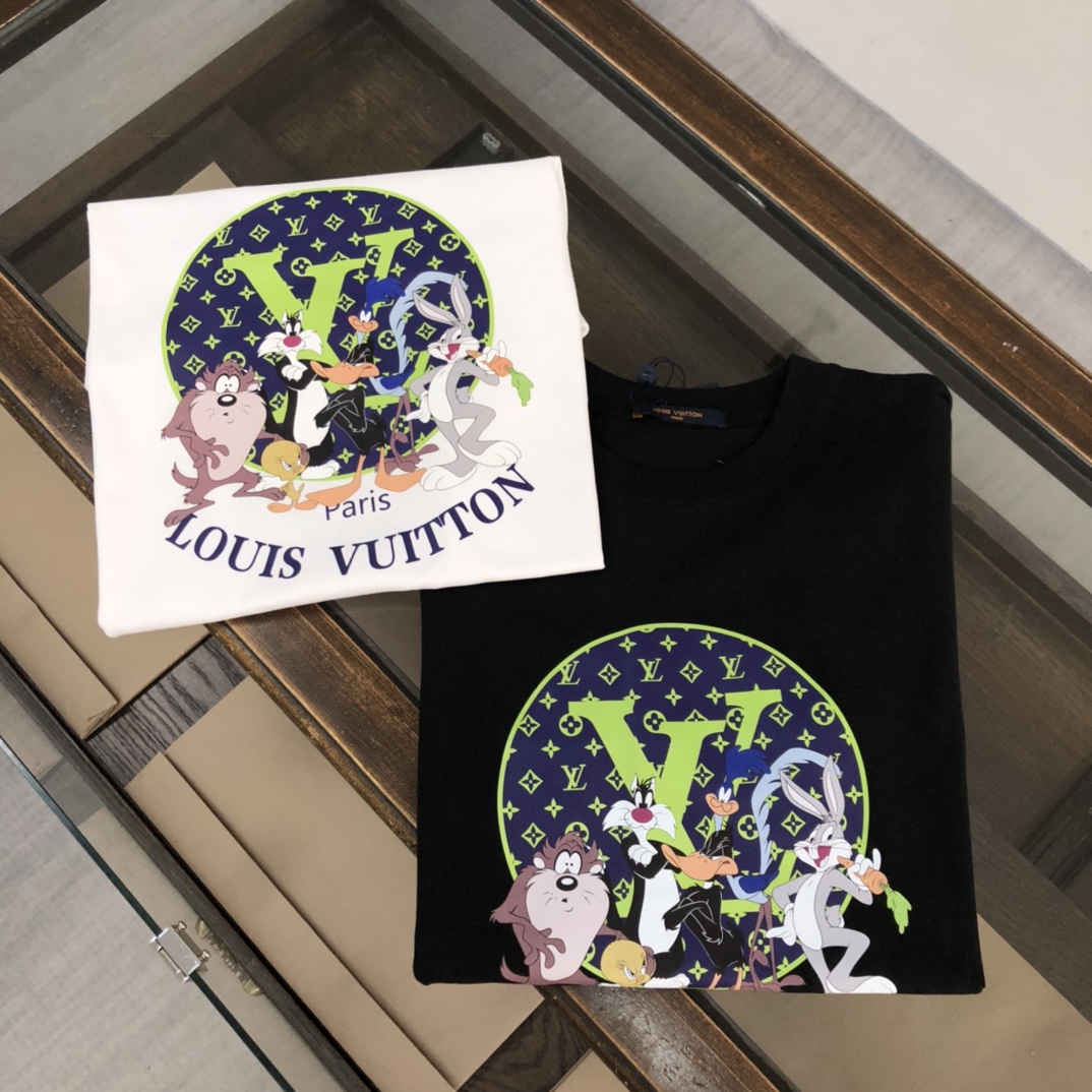 【LOUIS VUITTON】ルイヴィトン 半袖Tシャツ 男女兼用、ご好評に付き再入荷！