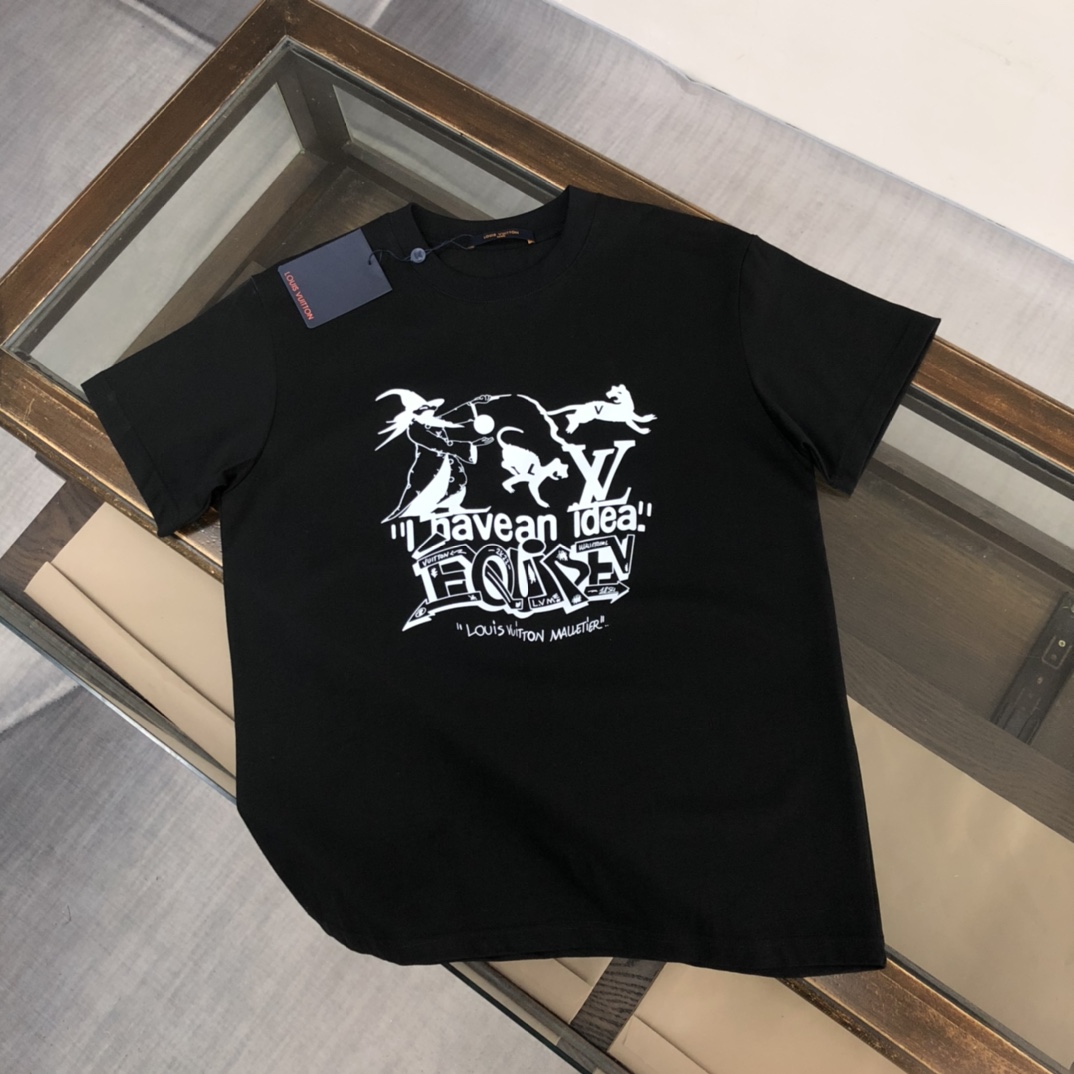 【LOUIS VUITTON】ルイヴィトン 半袖Tシャツ 男女兼用、ご好評に付き再入荷！