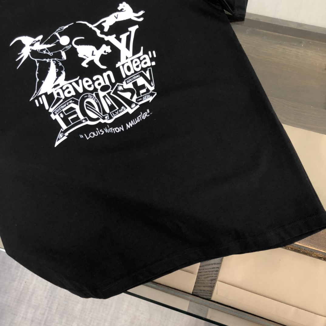 【LOUIS VUITTON】ルイヴィトン 半袖Tシャツ 男女兼用、ご好評に付き再入荷！