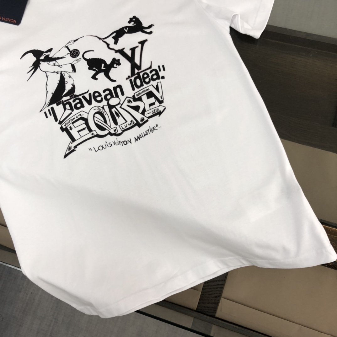 【LOUIS VUITTON】ルイヴィトン 半袖Tシャツ 男女兼用、ご好評に付き再入荷！
