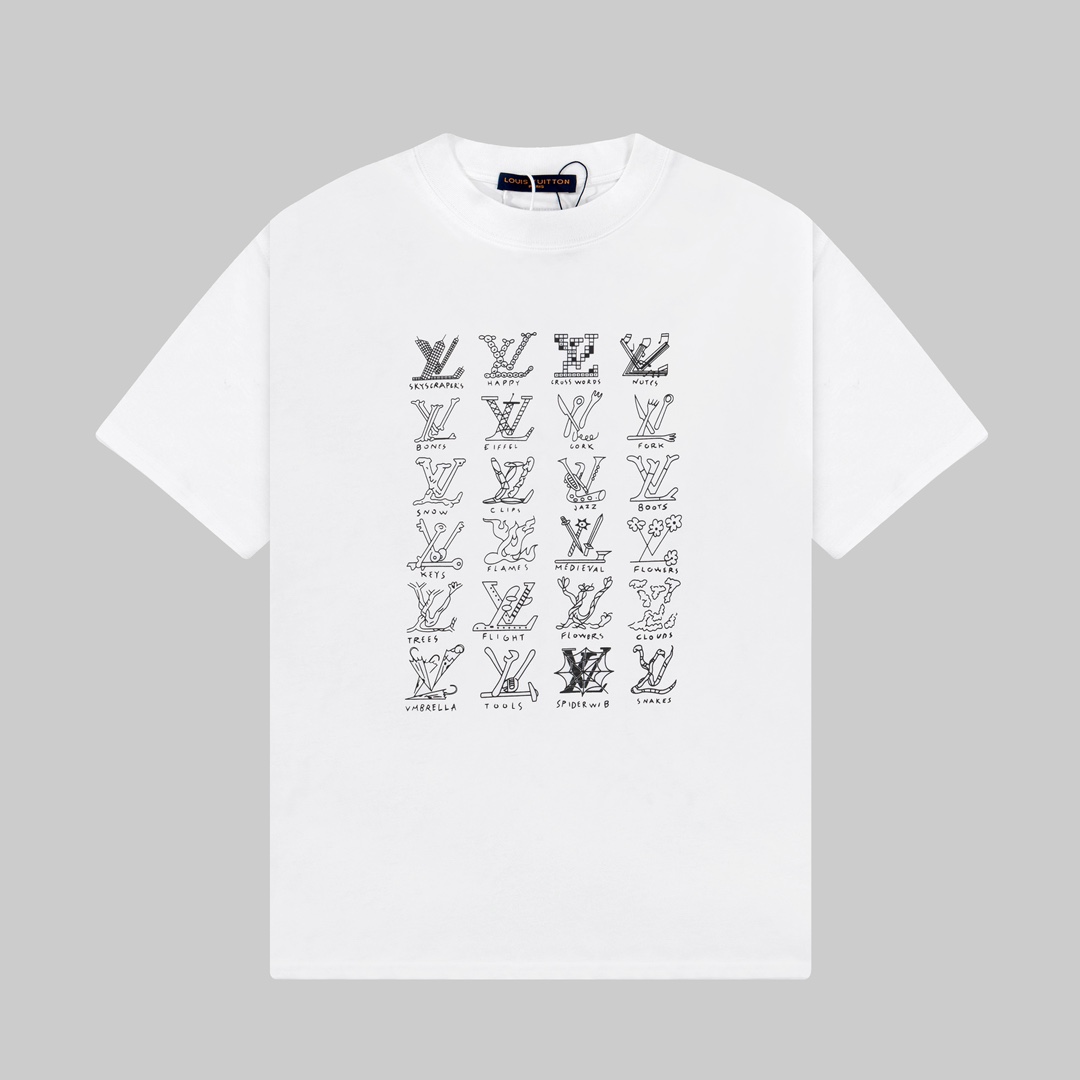 【LOUIS VUITTON】ルイヴィトン 半袖Tシャツ 男女兼用、ご好評に付き再入荷！