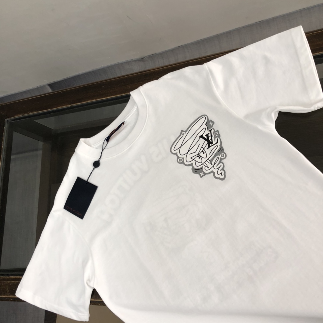 【LOUIS VUITTON】ルイヴィトン 半袖Tシャツ 男女兼用、ご好評に付き再入荷！