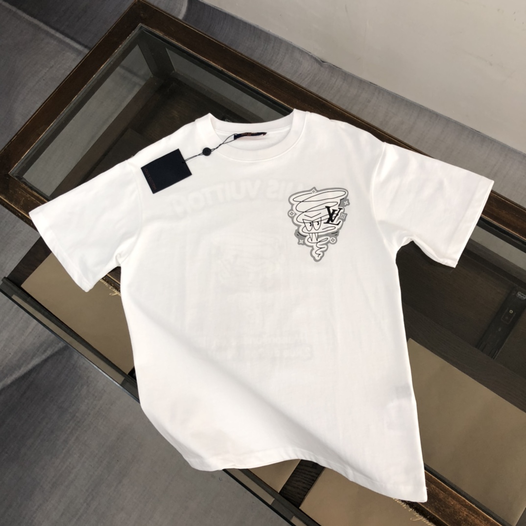 【LOUIS VUITTON】ルイヴィトン 半袖Tシャツ 男女兼用、ご好評に付き再入荷！