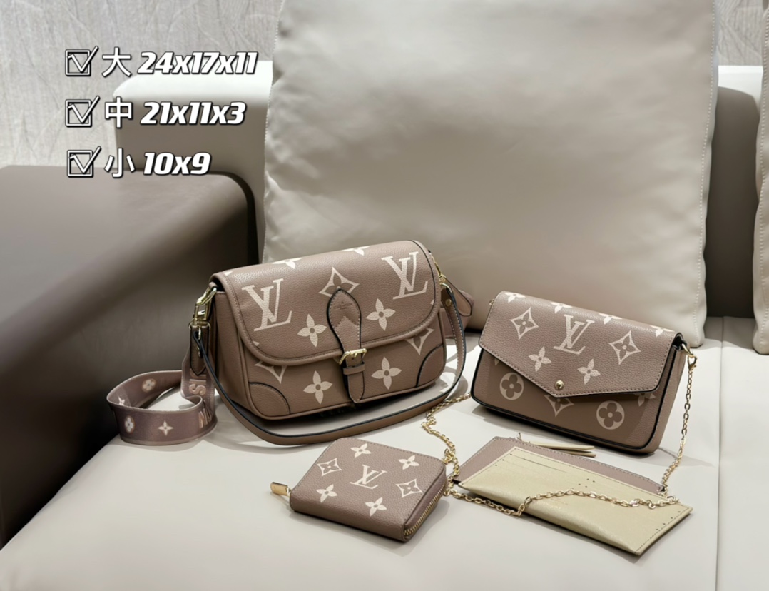 【LOUIS VUITTON】【大人気定番商品♪】ルイヴィトン 3点セット