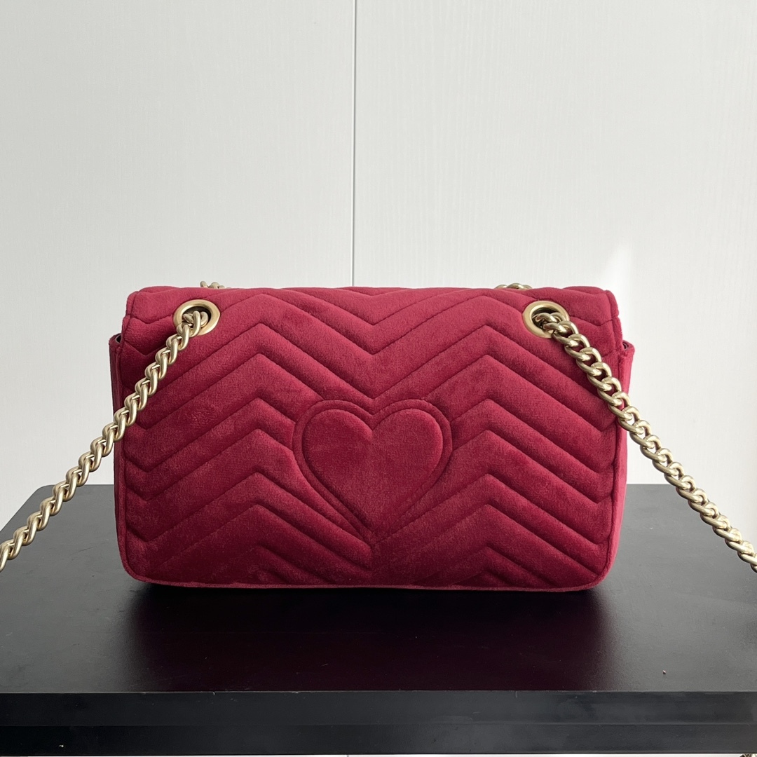 【GUCCI公式旗艦店】グッチ 定番チェーンバッグ ビロード 大人気好評！