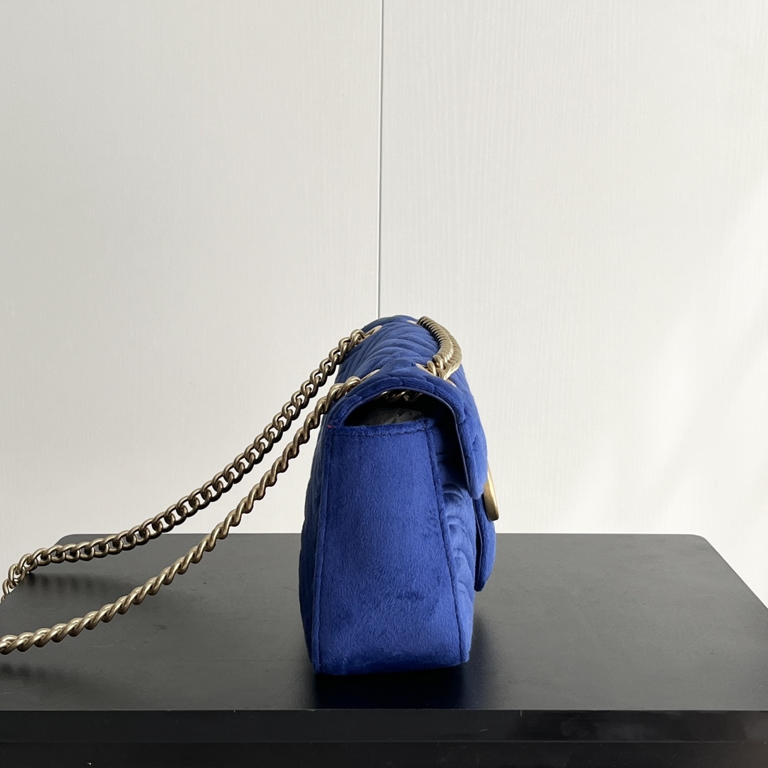 【GUCCI公式旗艦店】グッチ 定番チェーンバッグ ビロード 大人気好評！