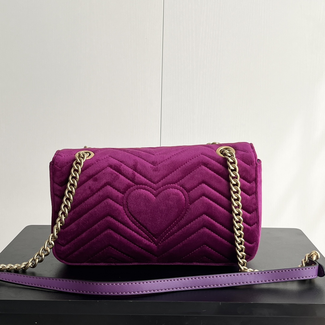 【GUCCI公式旗艦店】グッチ 定番チェーンバッグ ビロード 大人気好評！