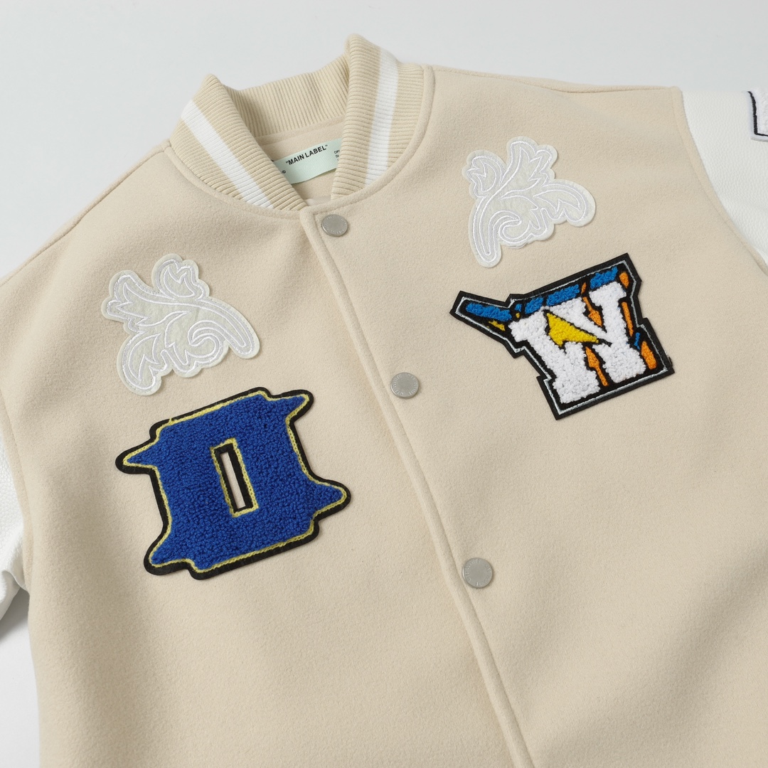【OFF-WHITE旗艦店】野球服 ジャケット 、ご好評に付き再入荷！