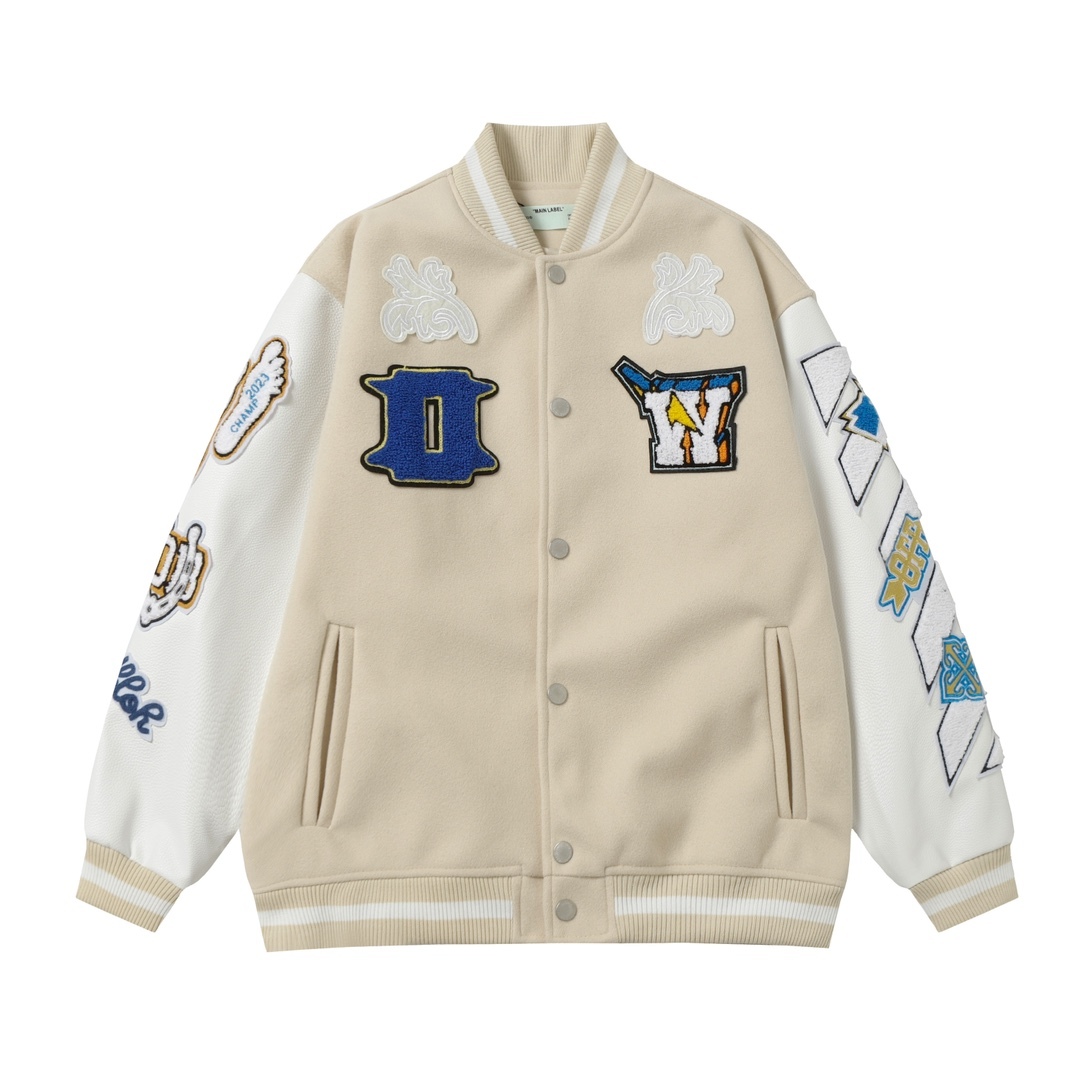 【OFF-WHITE旗艦店】野球服 ジャケット 、ご好評に付き再入荷！