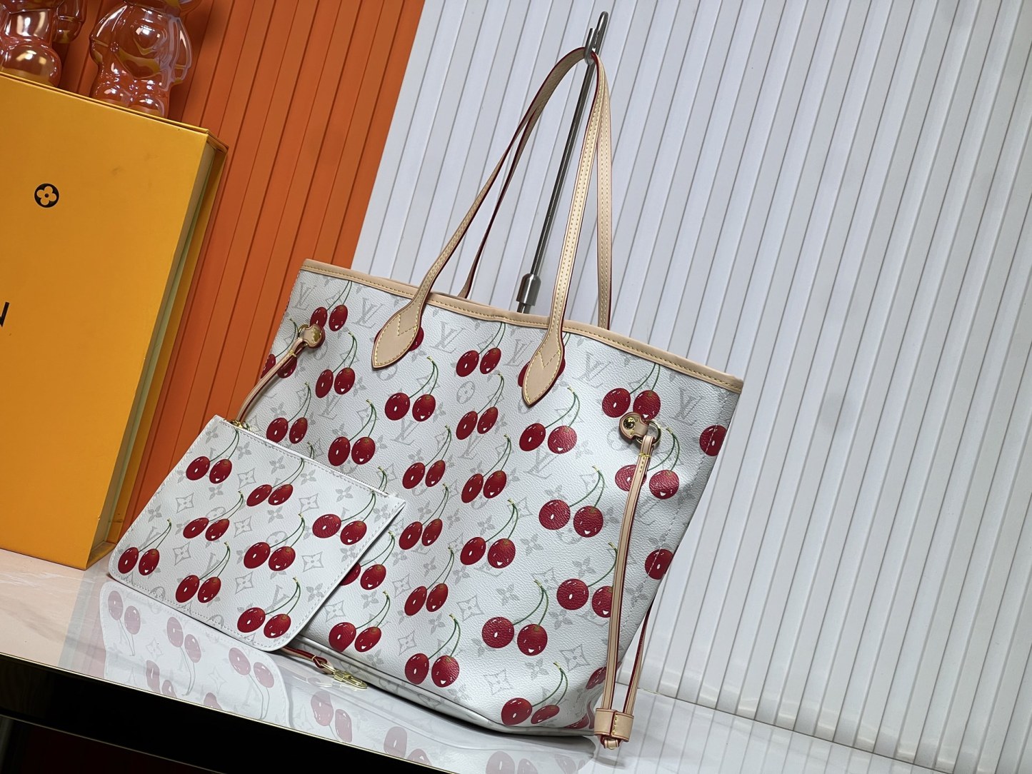 LOUIS VUITTON ルイヴィトン Neverfull 村上隆 ハンドバッグ