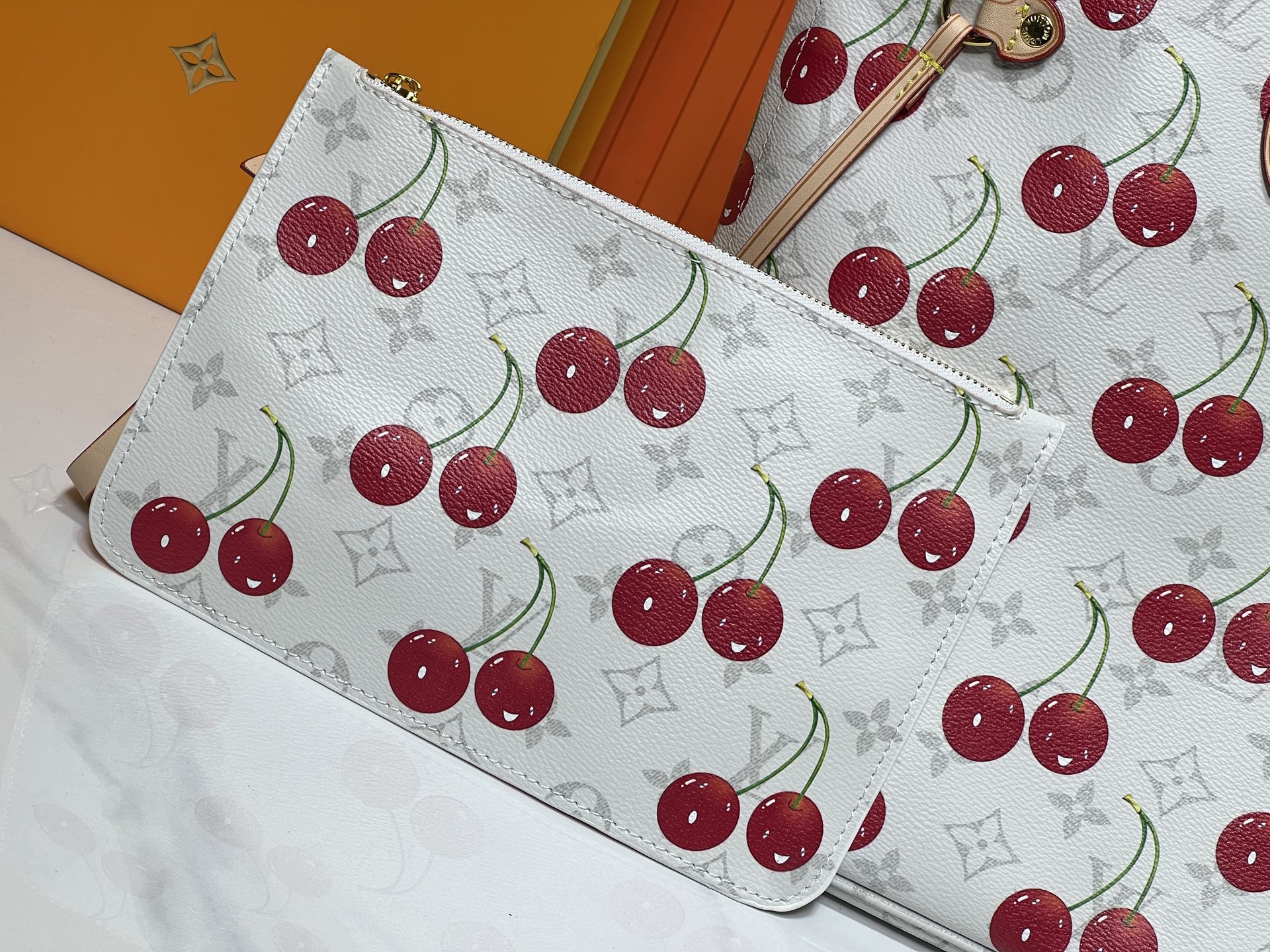 LOUIS VUITTON ルイヴィトン Neverfull 村上隆 ハンドバッグ