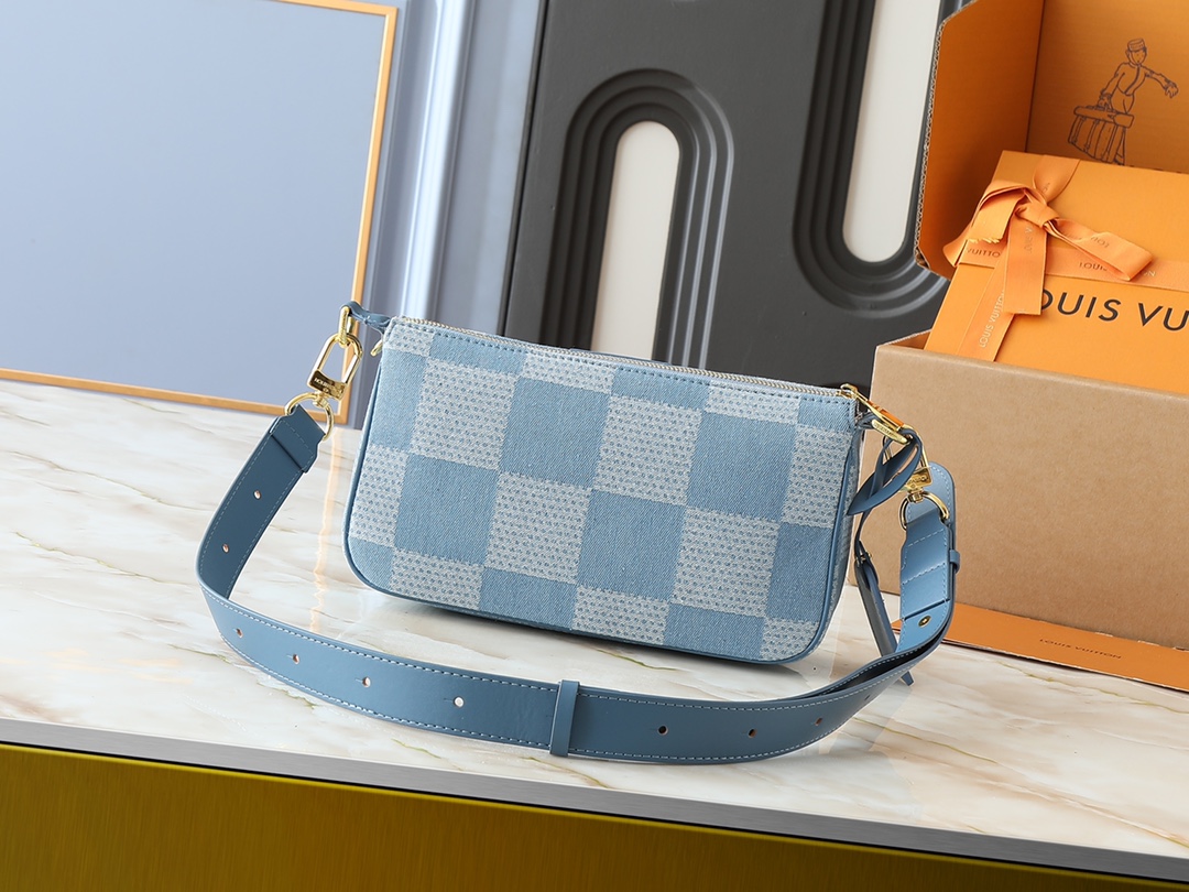 LOUIS VUITTON ルイヴィトン N00204 POCHETTE ACCESSOIRE マージャンバッグ