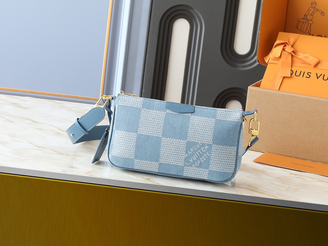 LOUIS VUITTON ルイヴィトン N00204 POCHETTE ACCESSOIRE マージャンバッグ