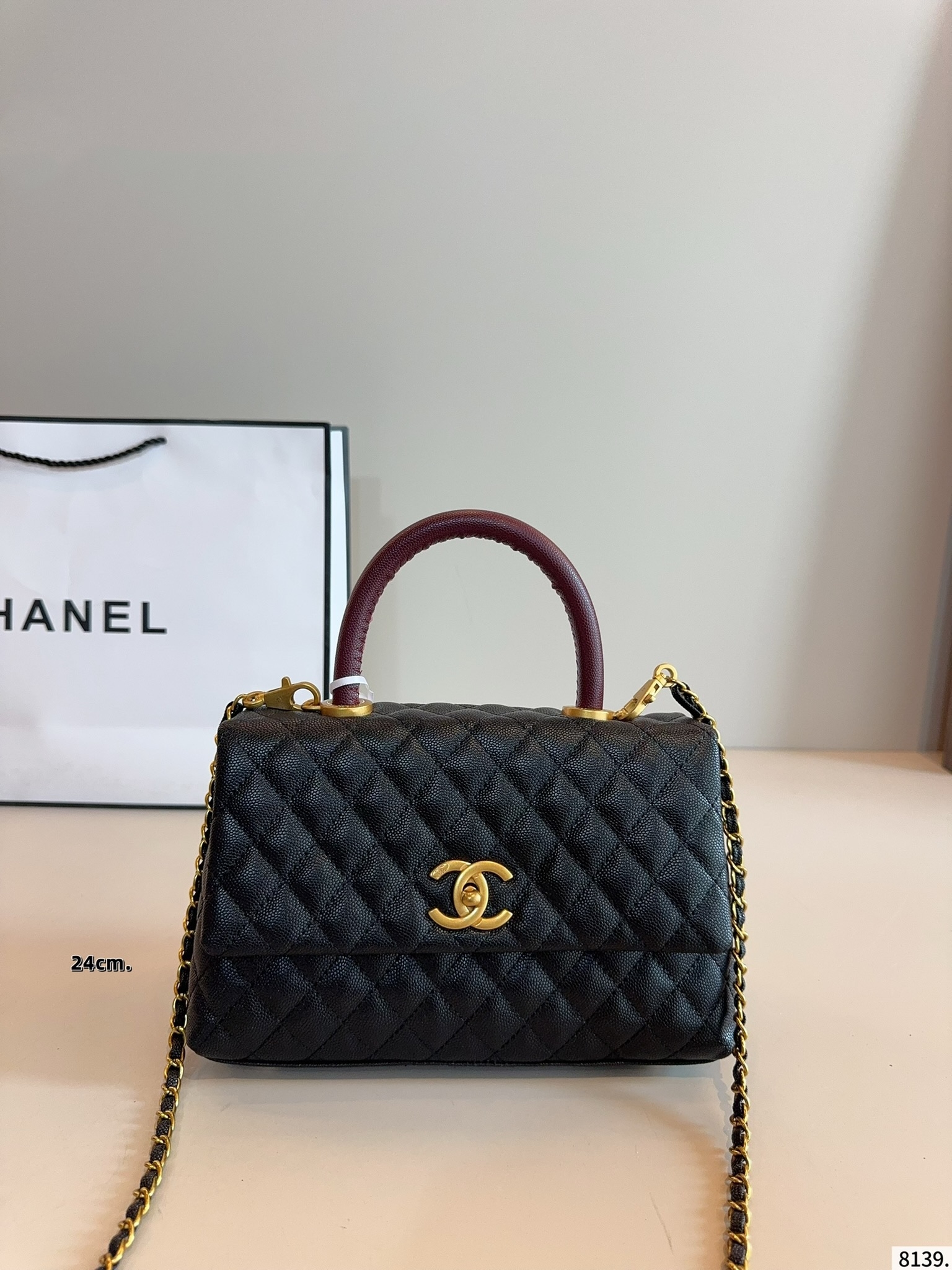 【CHANEL公式旗艦店】シャネル coco handle ハンドバッグ