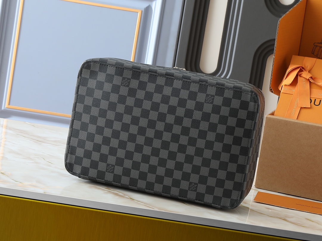 LOUIS VUITTON ルイヴィトン M43690 収納ボックス 化粧ポーチ