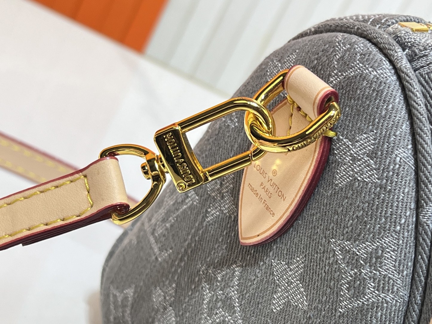 LOUIS VUITTON ルイヴィトン M81878 Nano Speedy デニムバッグ
