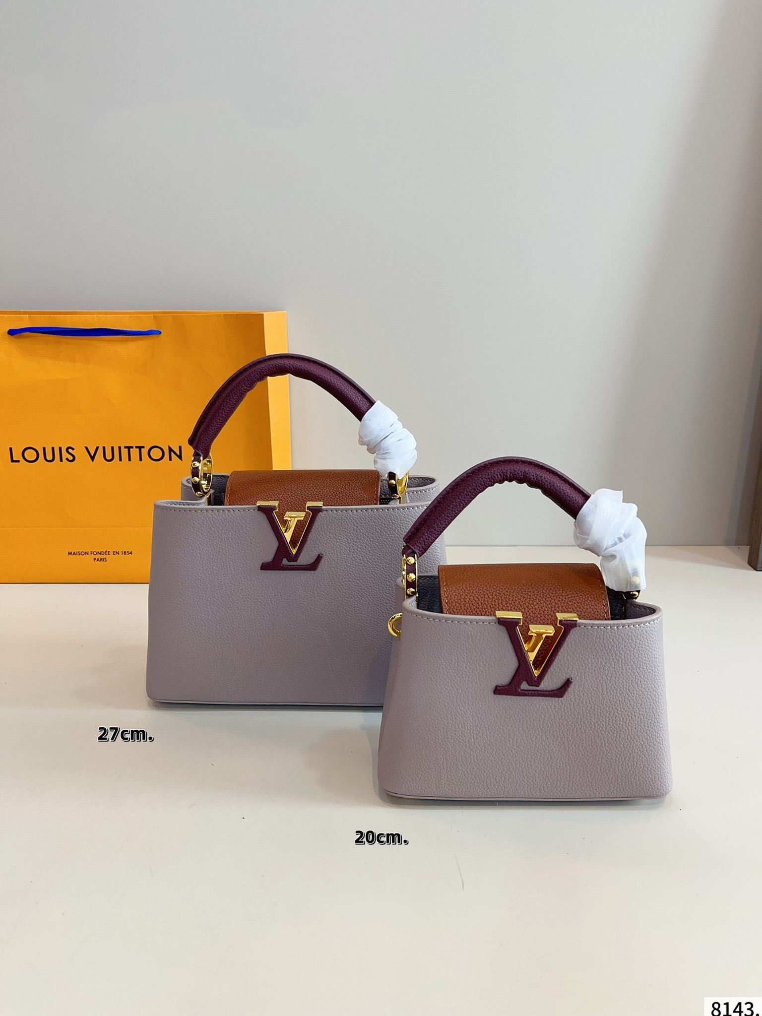 LOUIS VUITTON ルイヴィトン Capucines bb ハンドバッグ
