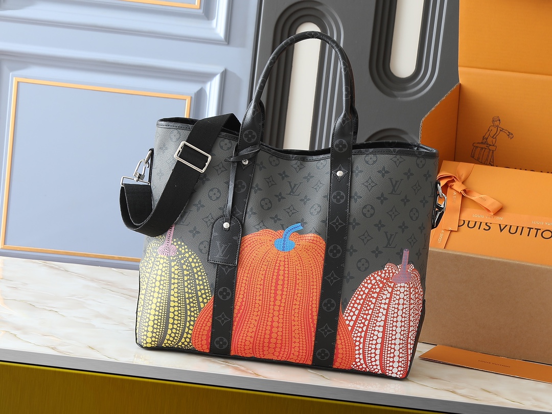 LOUIS VUITTON ルイヴィトン LV x YK Weekend Tote ハンドバッグ M46434