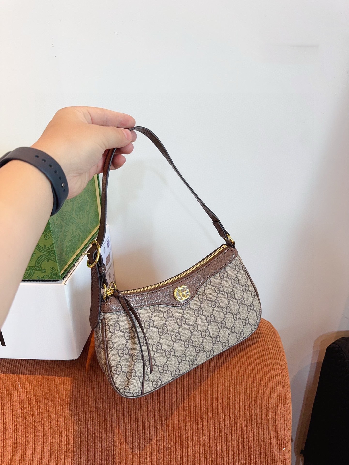 【GUCCI旗艦店】グッチ Ophidia わきバッグ ハンドバッグ