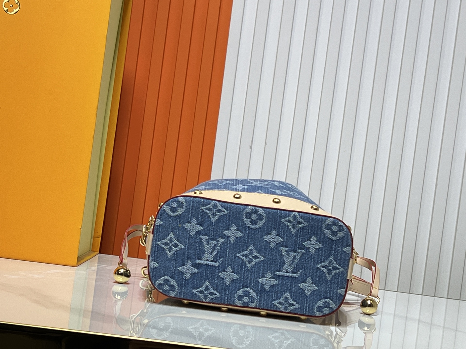 LOUIS VUITTON ルイヴィトン M83043 デニムのバケツバッグ