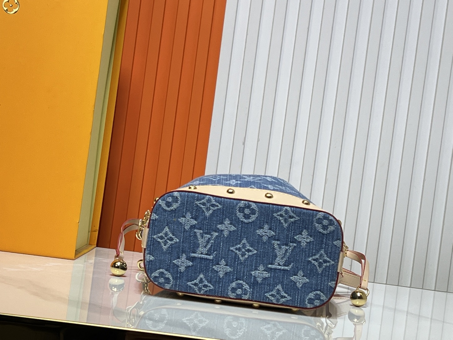 LOUIS VUITTON ルイヴィトン M83043 デニムのバケツバッグ