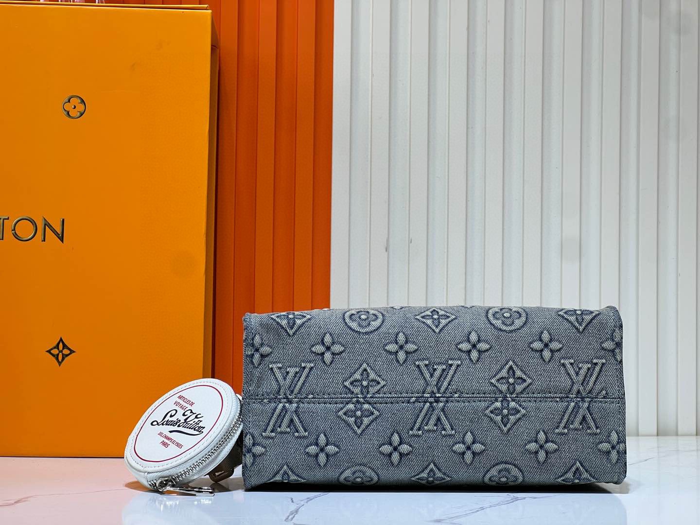 LOUIS VUITTON ルイヴィトン ONTHEGO デニムバッグ M46373