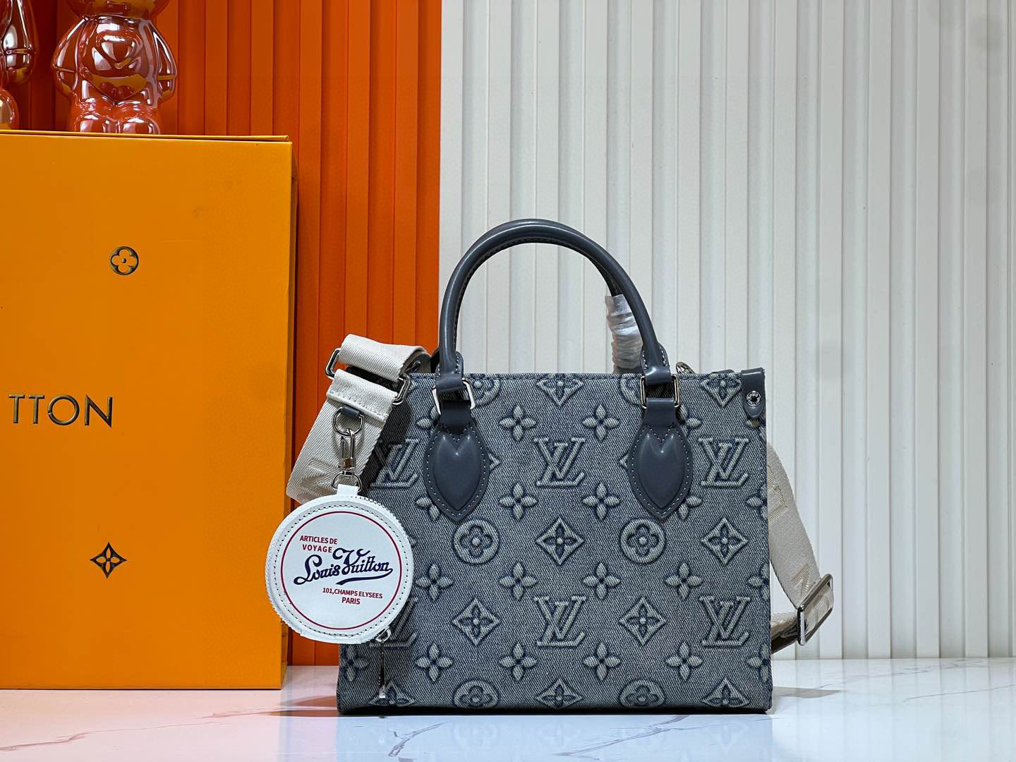 LOUIS VUITTON ルイヴィトン ONTHEGO デニムバッグ M46373