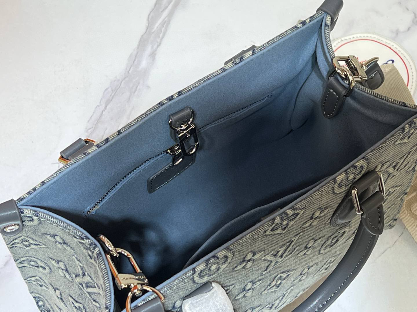 LOUIS VUITTON ルイヴィトン ONTHEGO デニムバッグ M46373