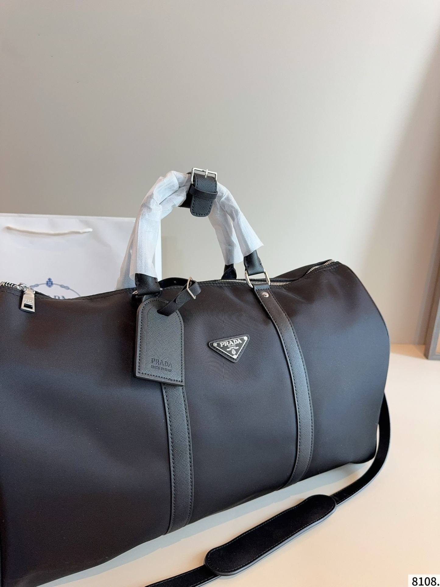 【PRADA旗艦店】プラダ ★大人気 大容量トラベルバッグ