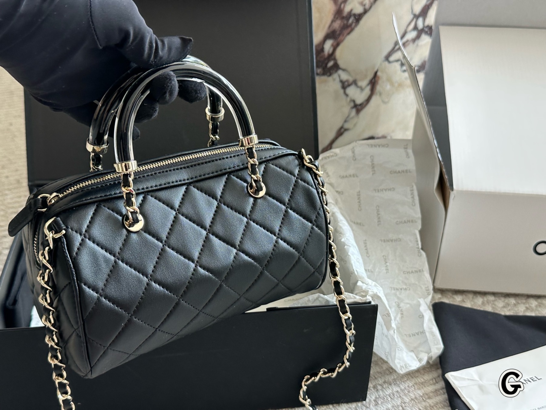 【CHANEL公式旗艦店】シャネル 25P ボウリングバッグ