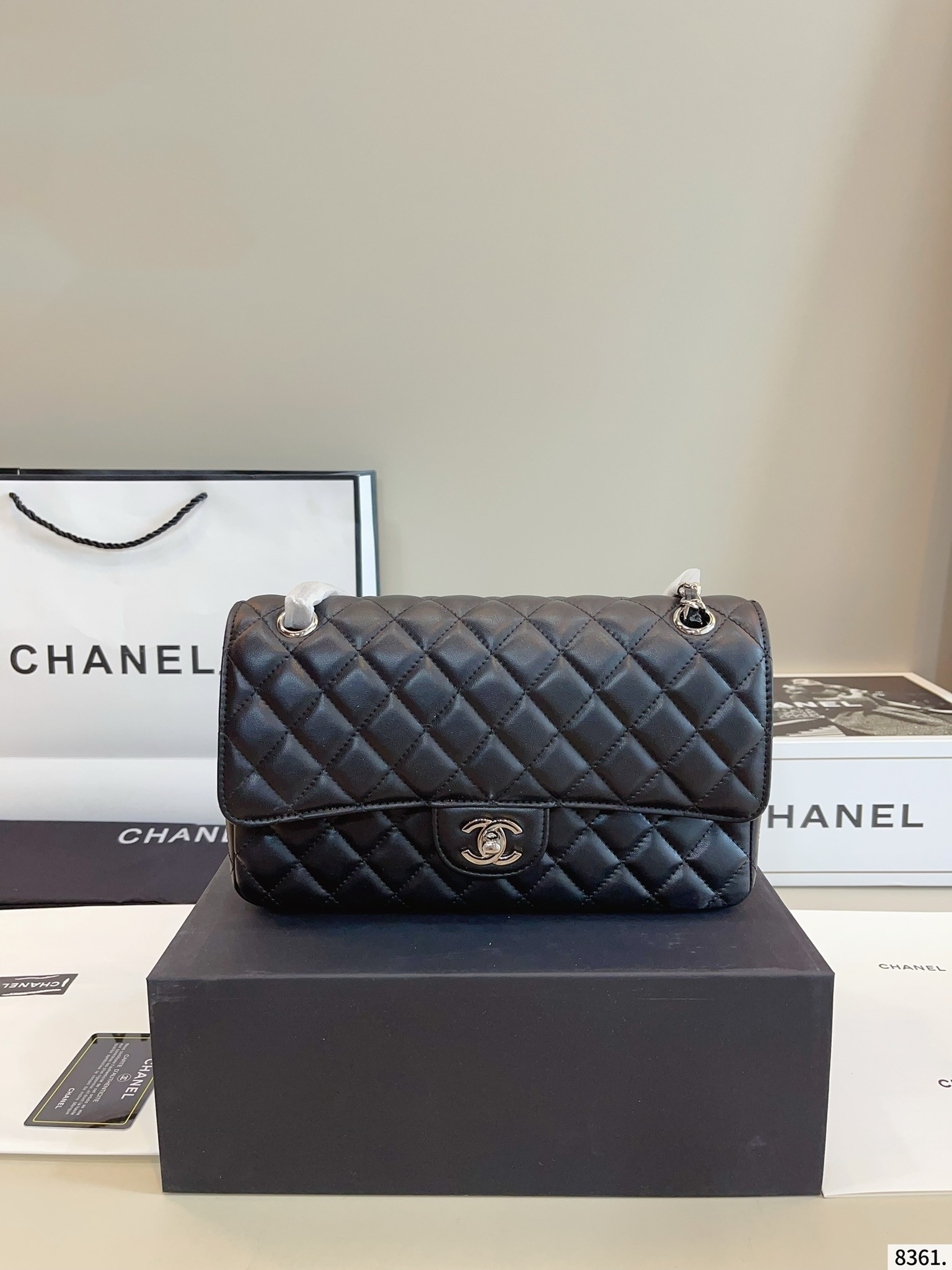 【CHANEL旗艦店】シャネル CF チェーンバッグ シルバー金具 7色