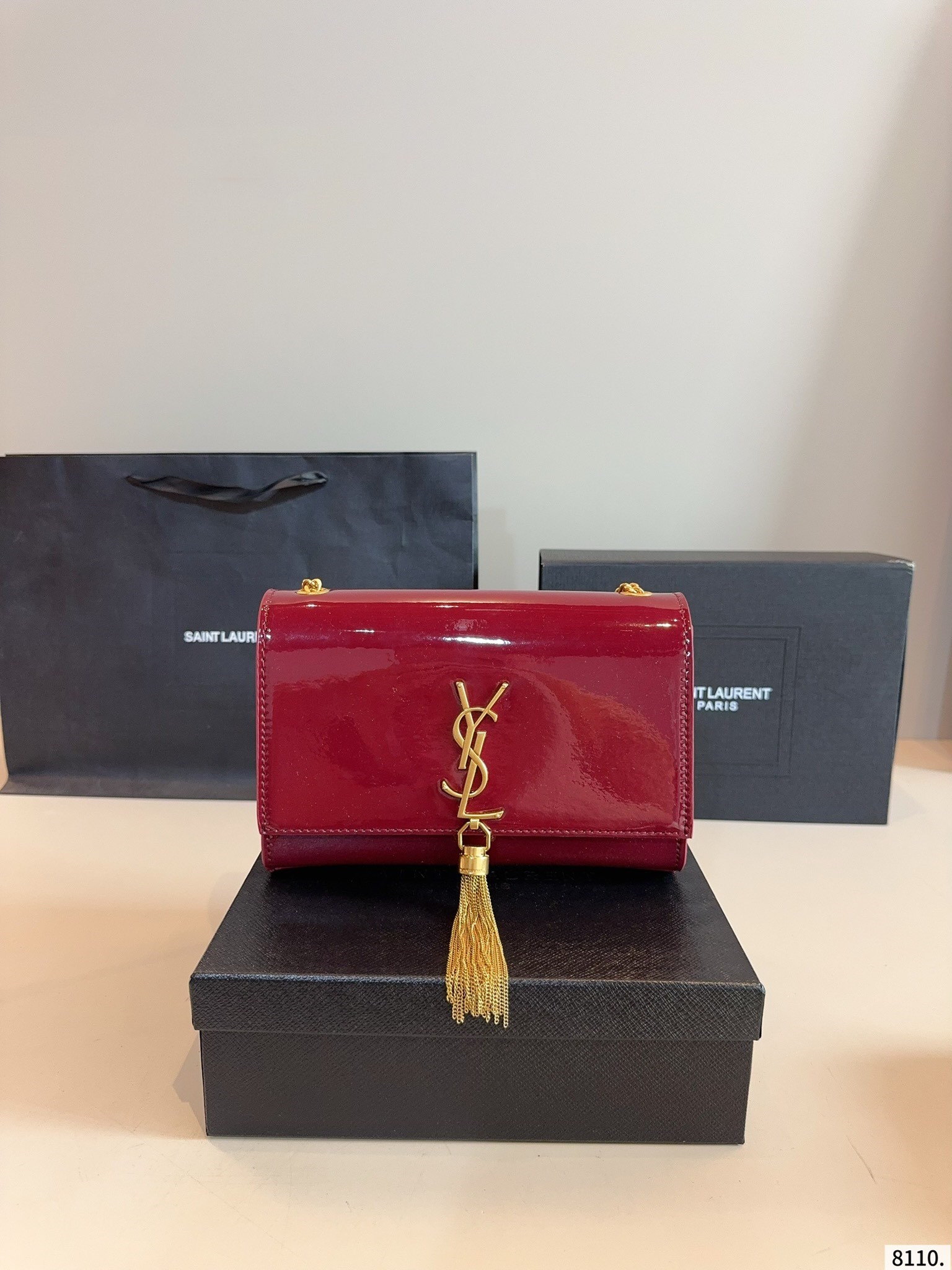 【SAINT LAURENT旗艦店】サンローラン フリンジ ショルダーバッグ