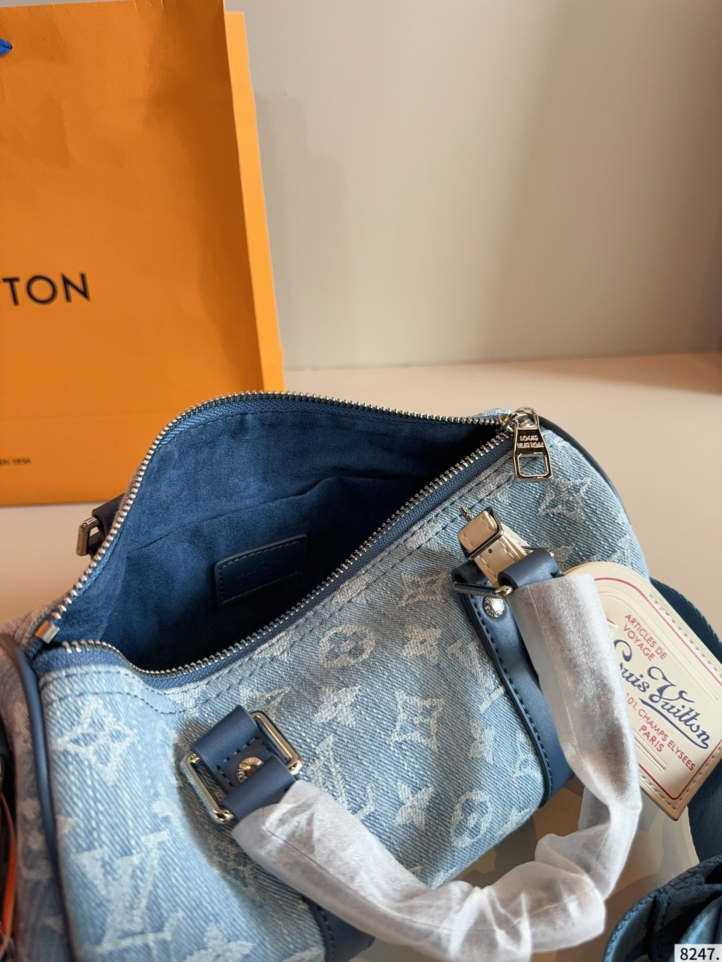 LOUIS VUITTON ルイヴィトン SPEEDY RETIRO デニムバッグ