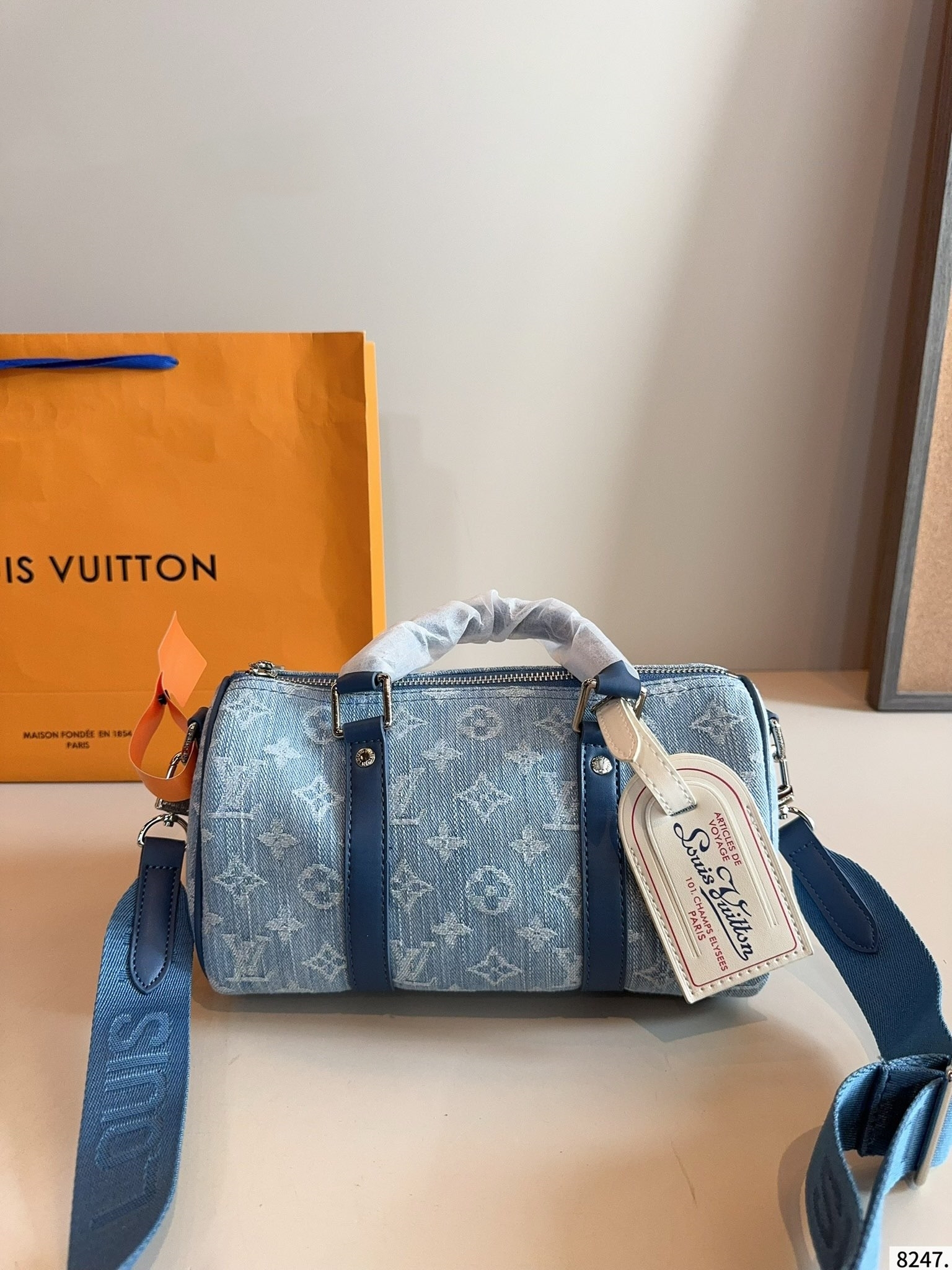 LOUIS VUITTON ルイヴィトン SPEEDY RETIRO デニムバッグ