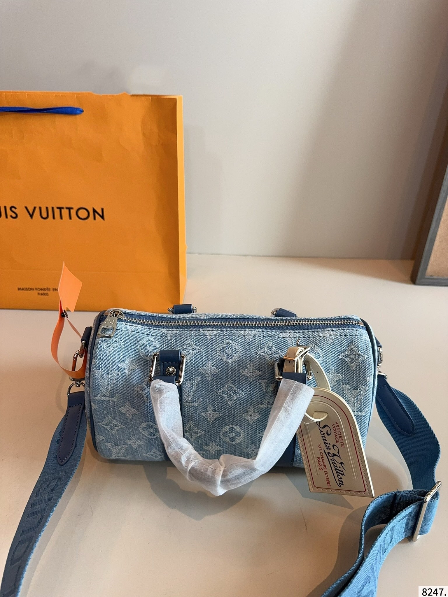 LOUIS VUITTON ルイヴィトン SPEEDY RETIRO デニムバッグ