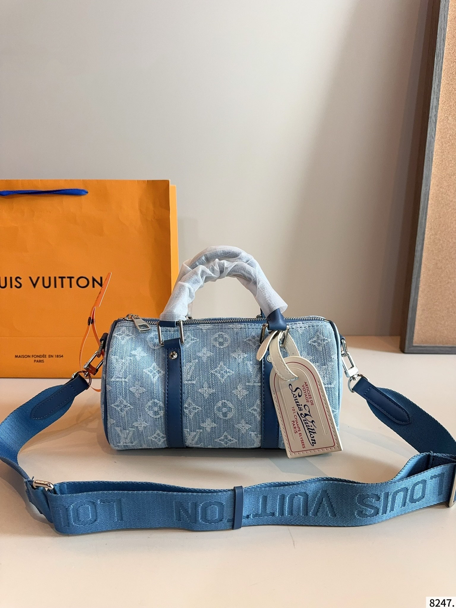 LOUIS VUITTON ルイヴィトン SPEEDY RETIRO デニムバッグ