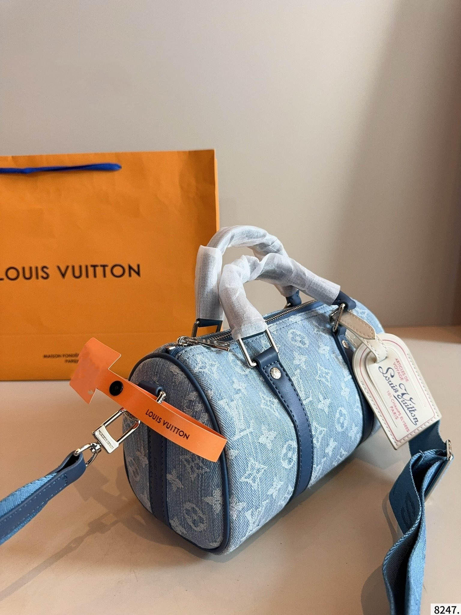 LOUIS VUITTON ルイヴィトン SPEEDY RETIRO デニムバッグ