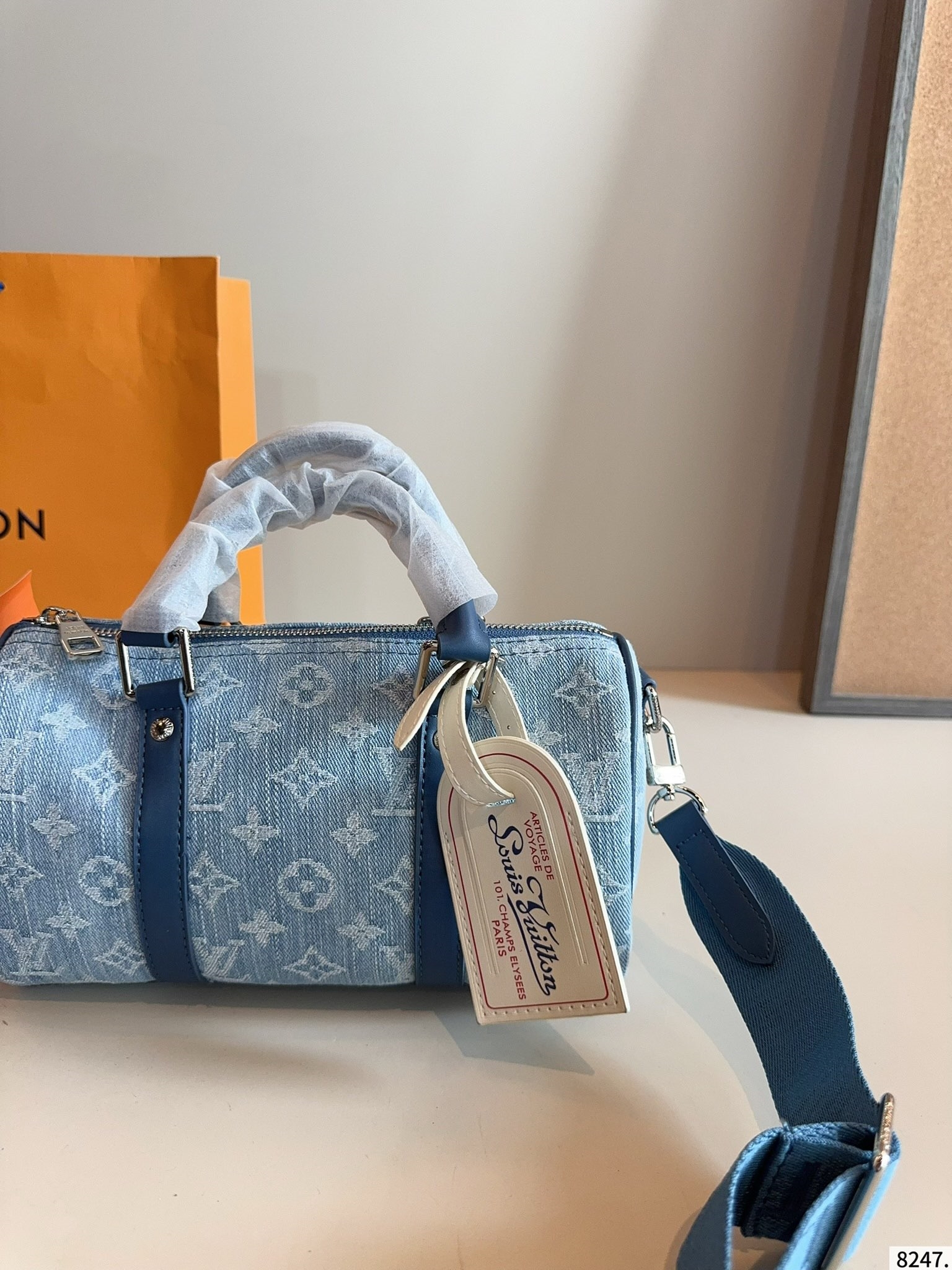 LOUIS VUITTON ルイヴィトン SPEEDY RETIRO デニムバッグ