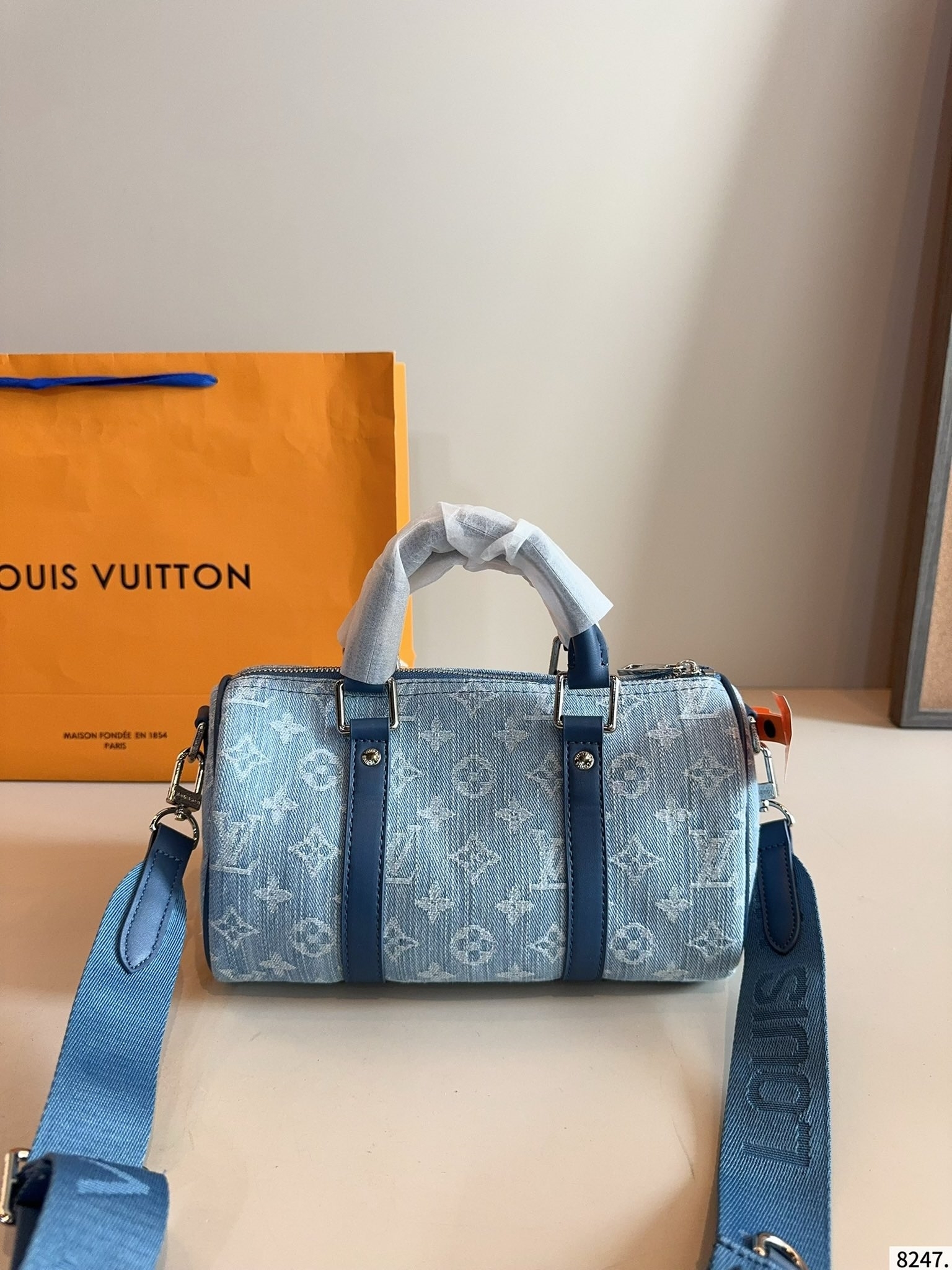 LOUIS VUITTON ルイヴィトン SPEEDY RETIRO デニムバッグ