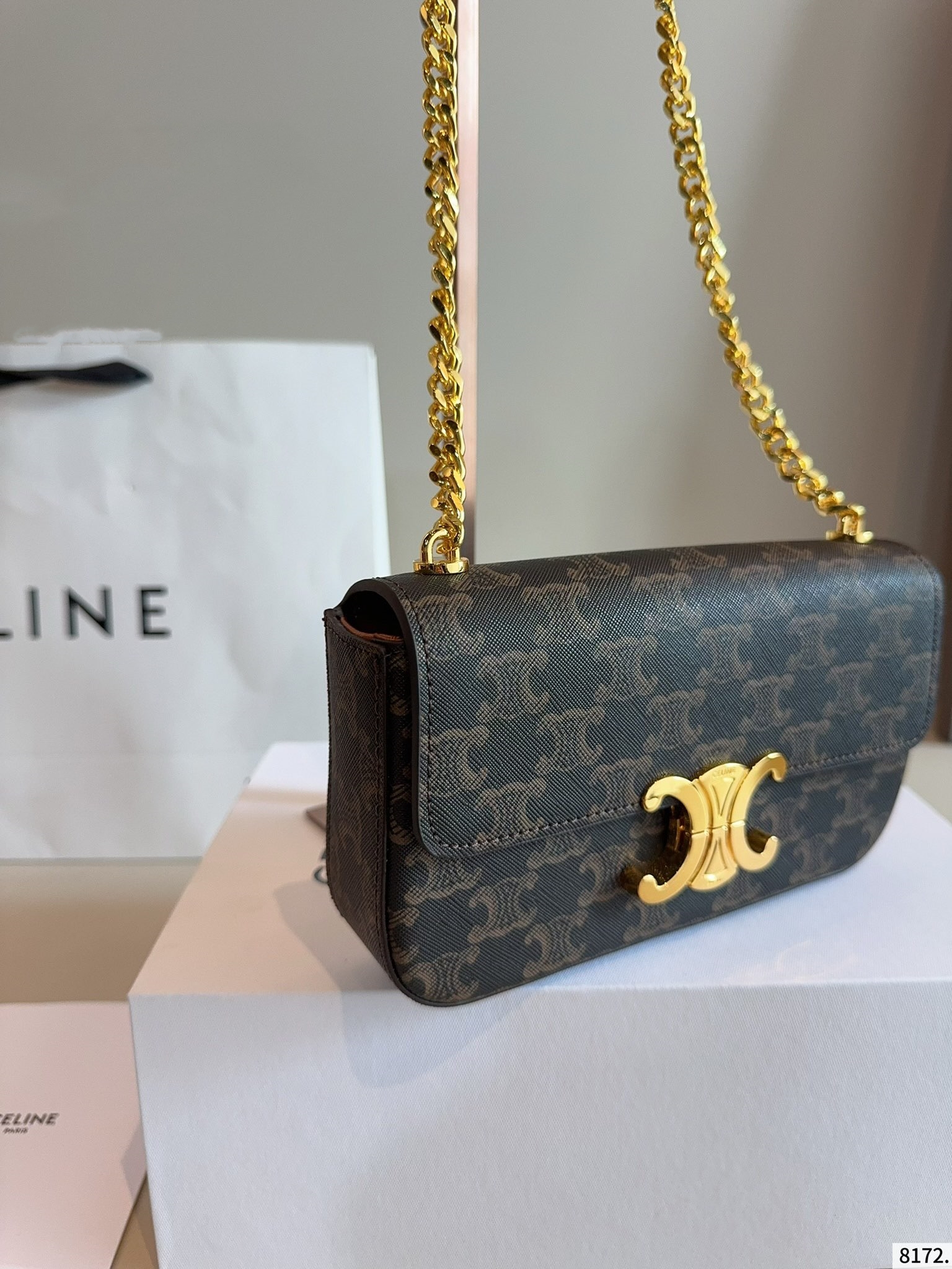 【CELINE公式旗艦店】セリーヌ 凱旋門 ショルダーバッグ