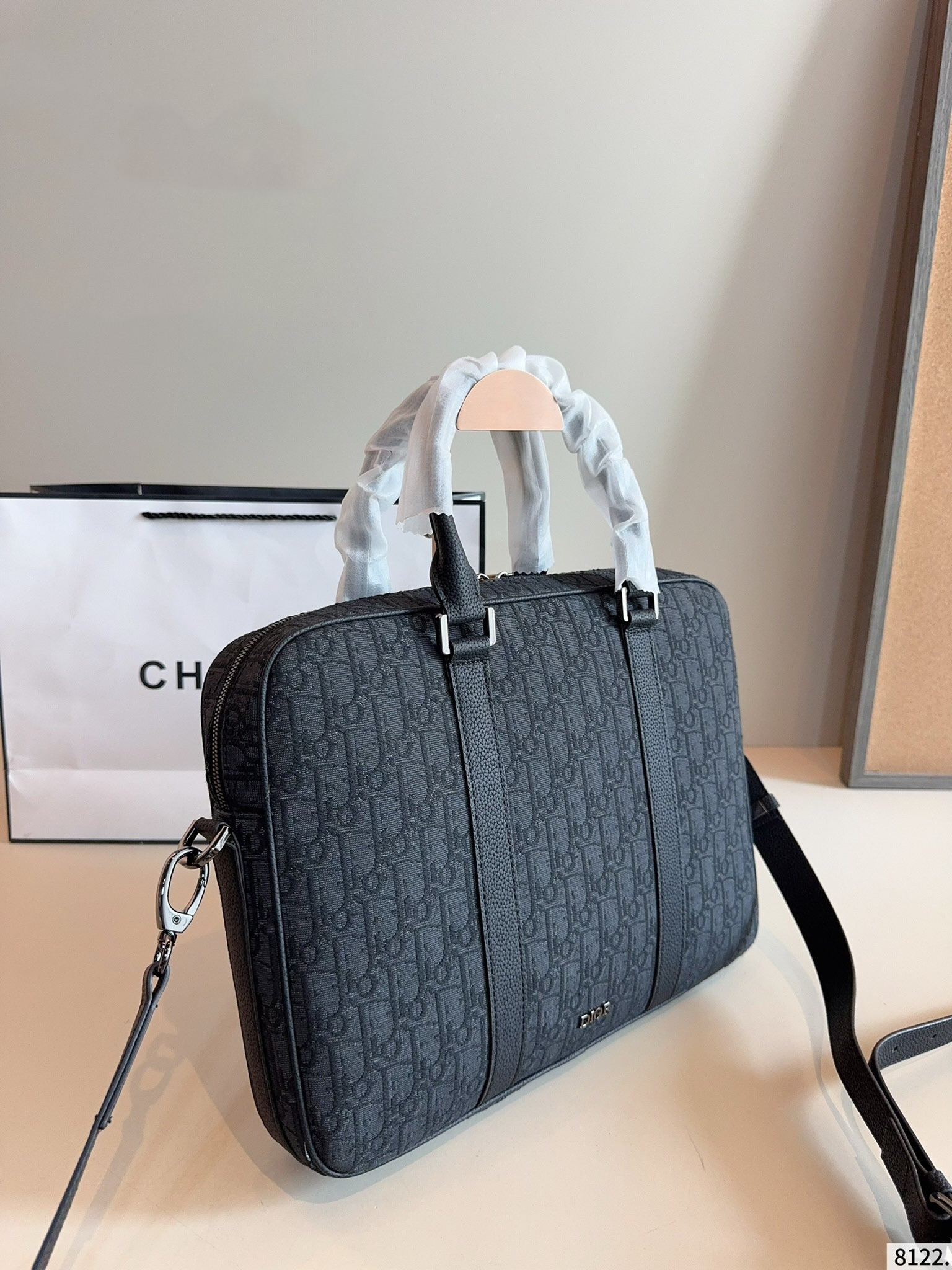 【DIOR旗艦店】ディオール 最新の男性ブリーフケース ハンドバッグ