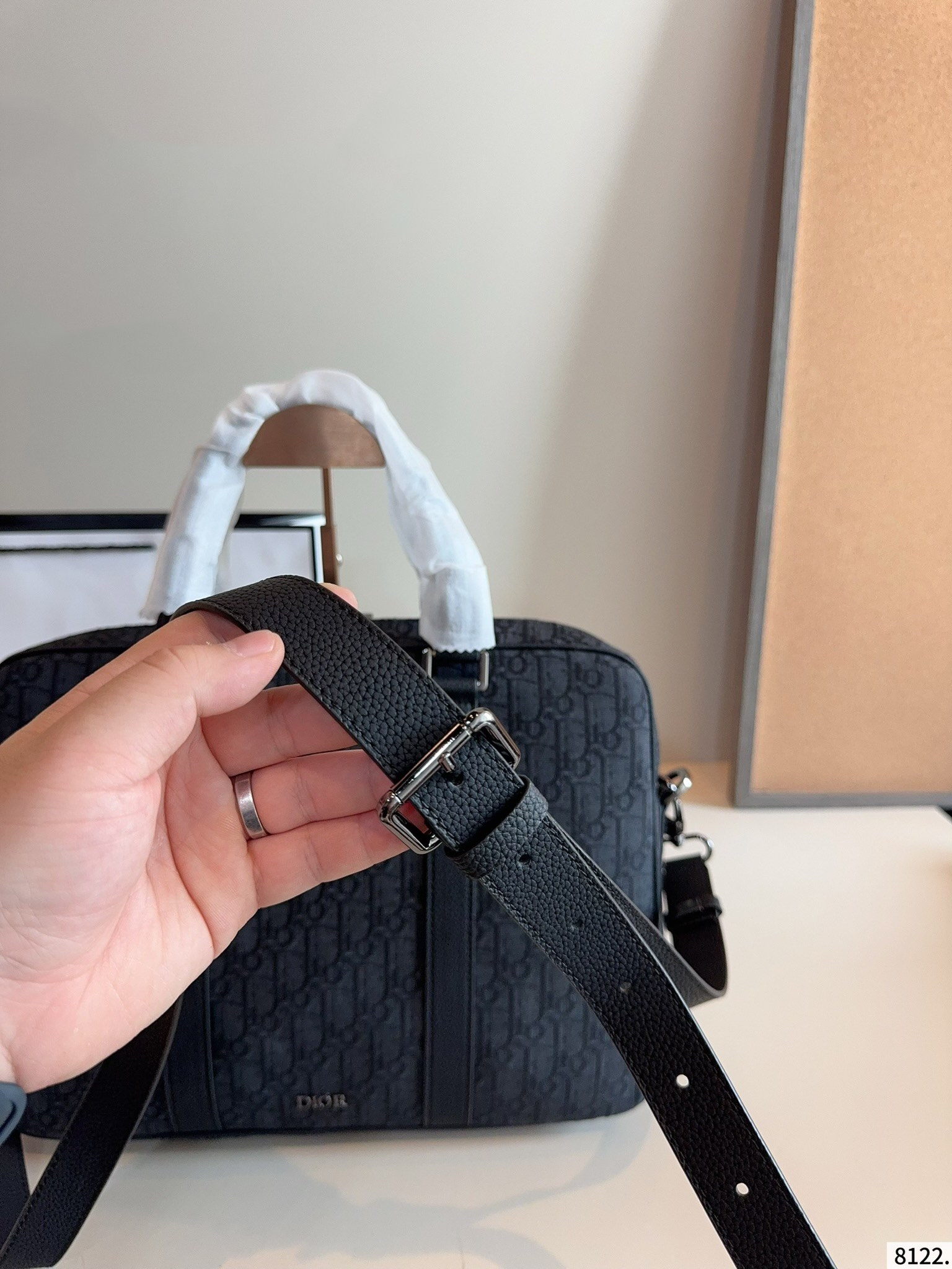 【DIOR旗艦店】ディオール 最新の男性ブリーフケース ハンドバッグ