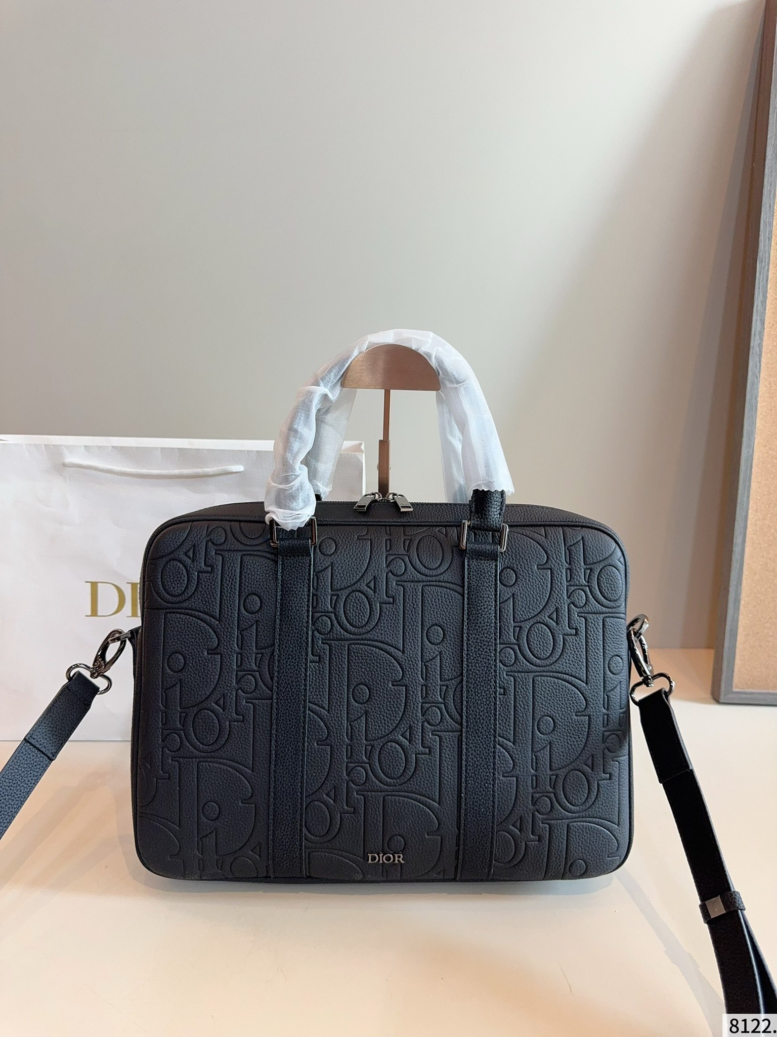 【DIOR旗艦店】ディオール 最新の男性ブリーフケース ハンドバッグ