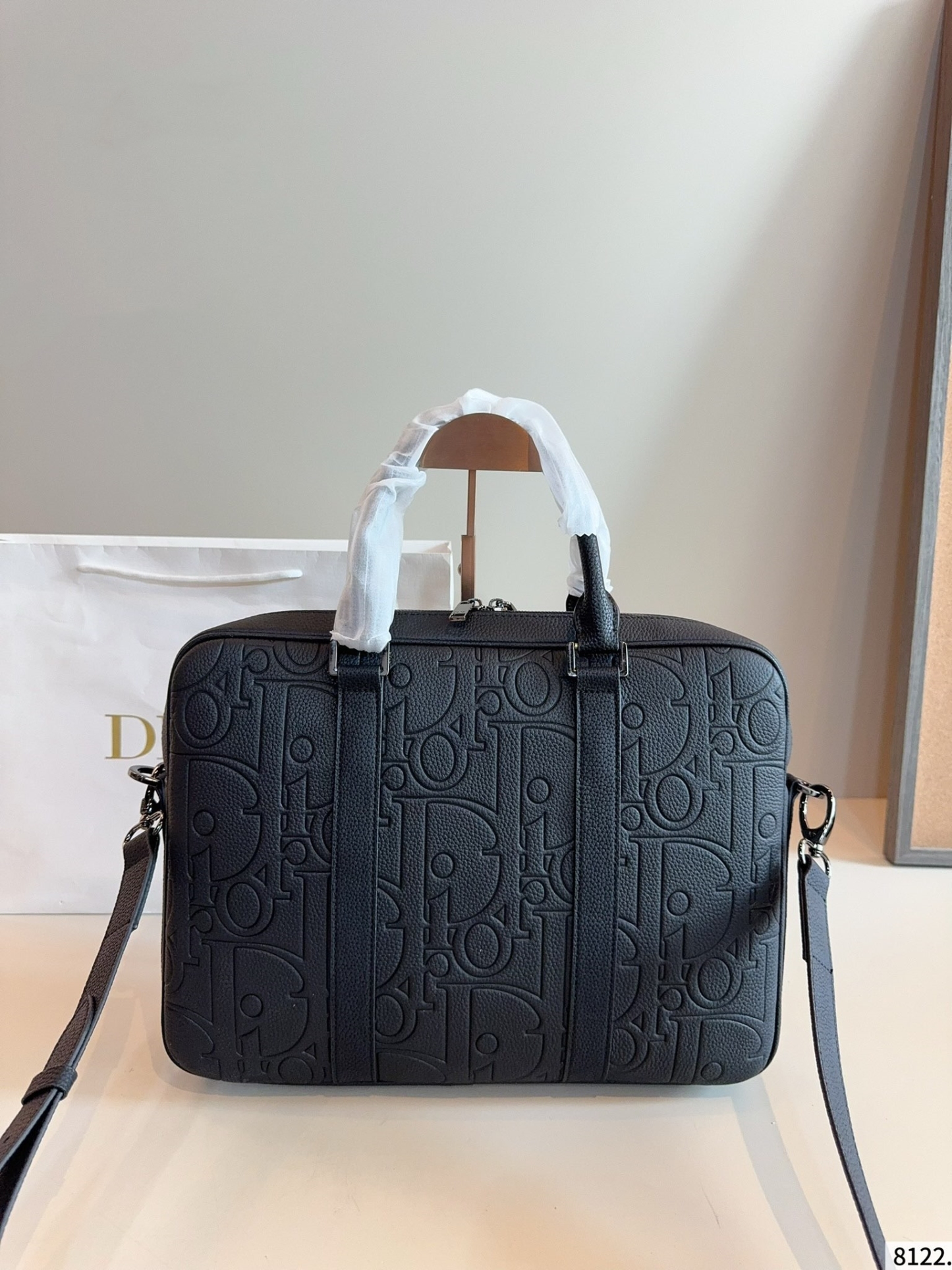 【DIOR旗艦店】ディオール 最新の男性ブリーフケース ハンドバッグ