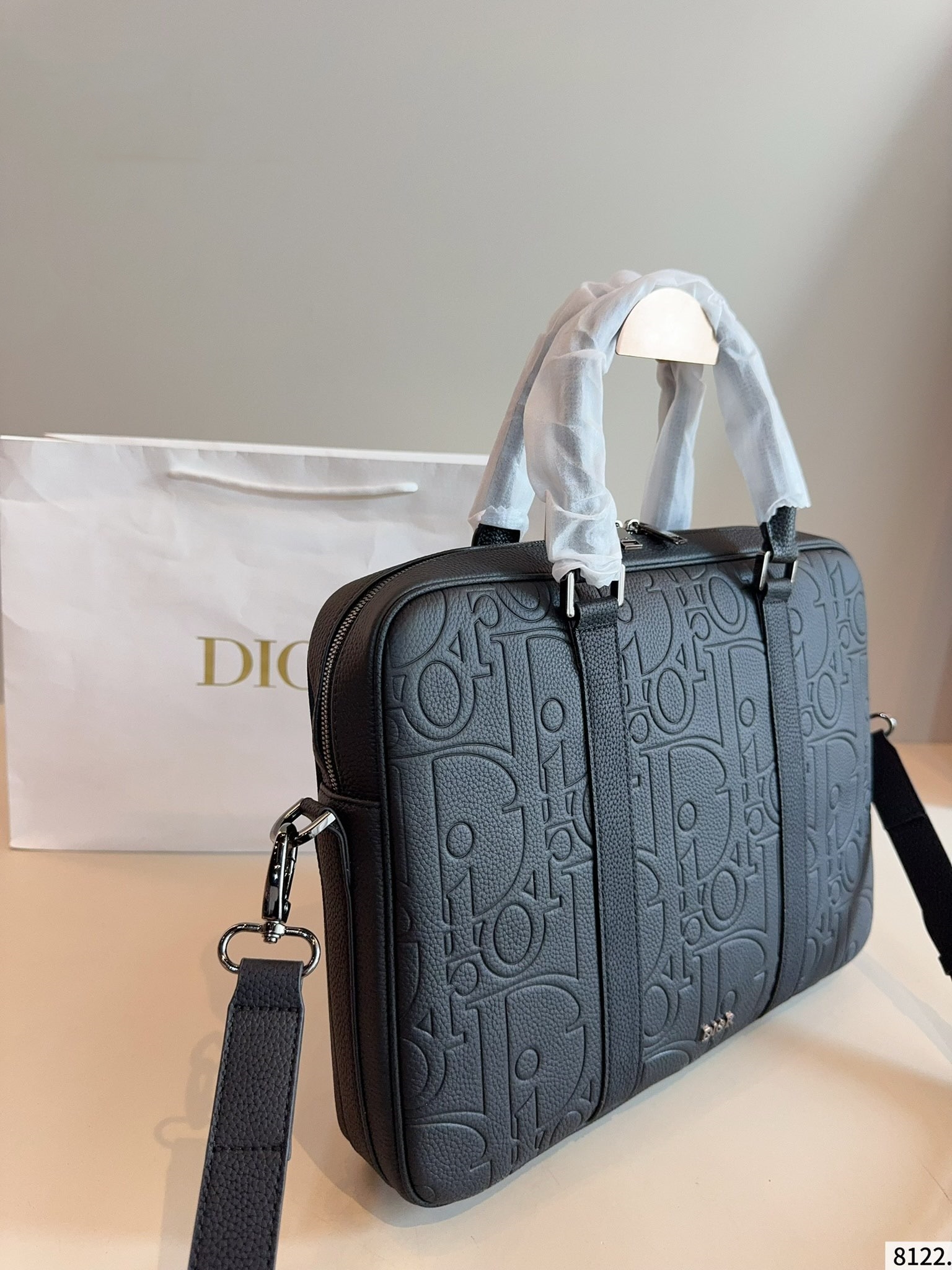 【DIOR旗艦店】ディオール 最新の男性ブリーフケース ハンドバッグ