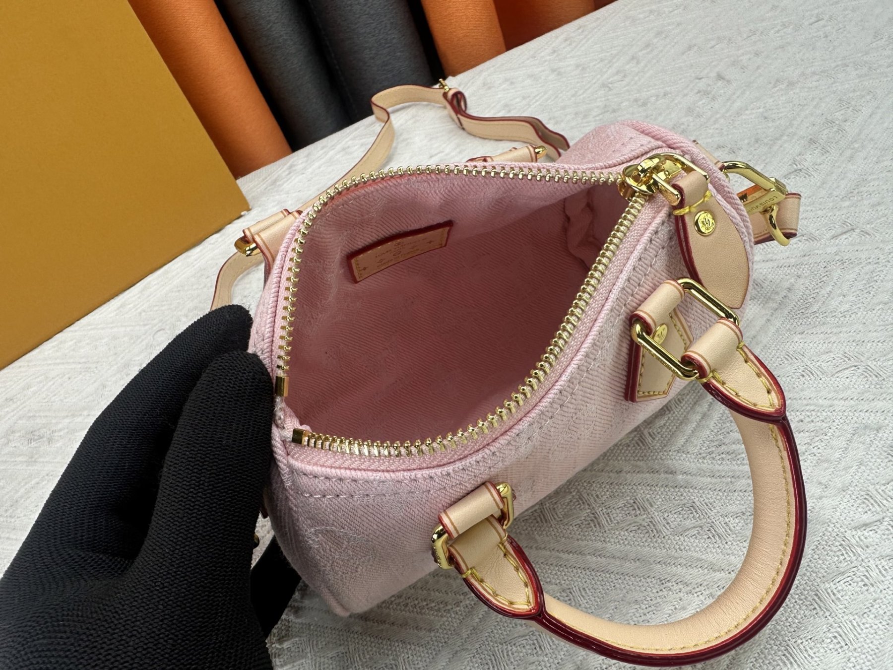 LOUIS VUITTON ルイヴィトン NANO SPEEDY Gx デニムバッグ M11212 M81085